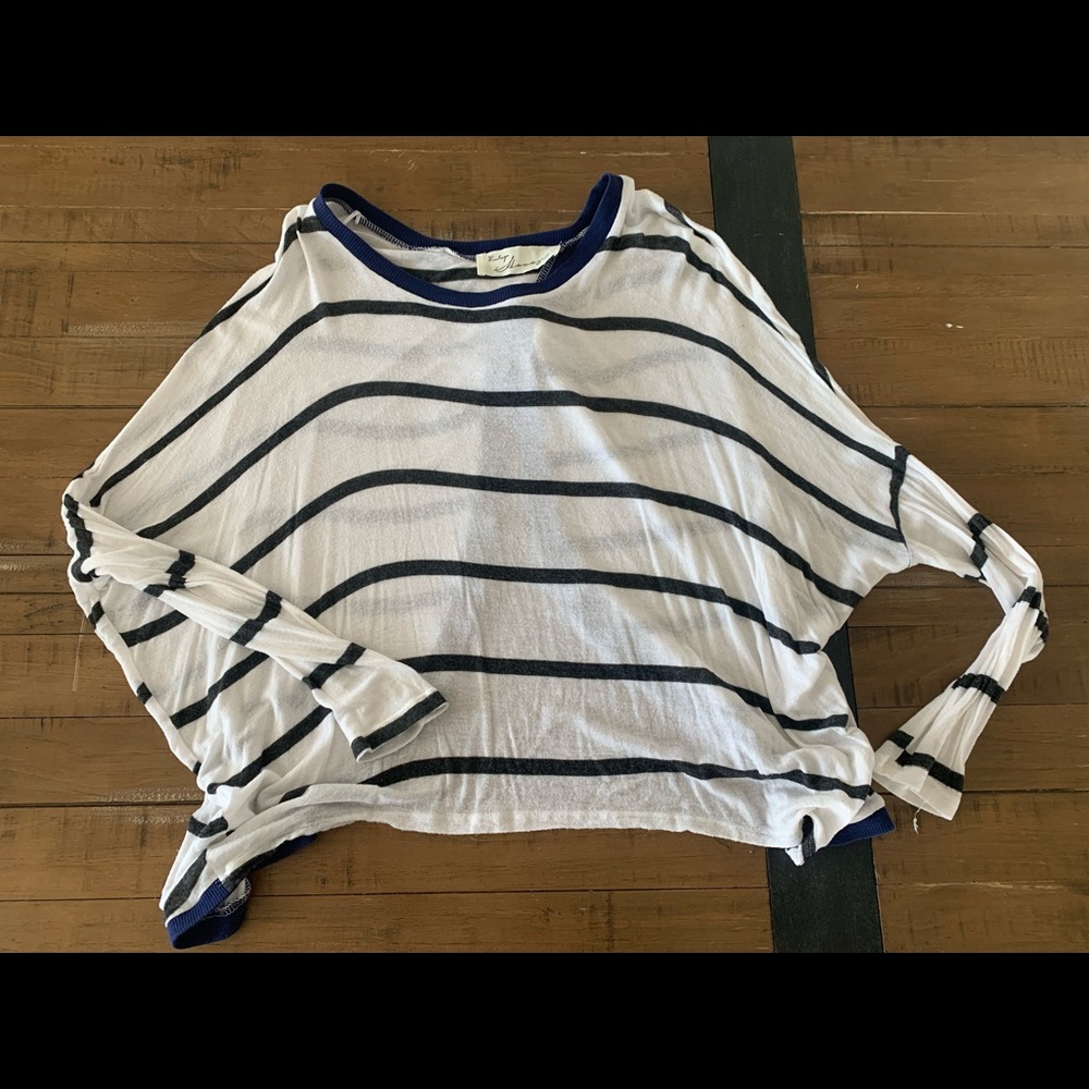 Vintage Havana Boho Striped Shirt